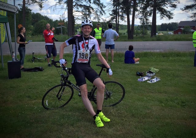 Bollnäsrundan min första cykeltävling
