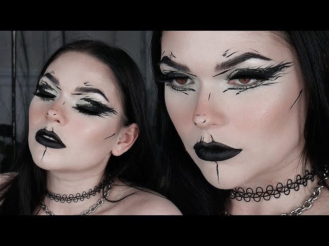 Goth Graphic Liner Makeup Tutorial — Goth Makeup - Grunge Makeup