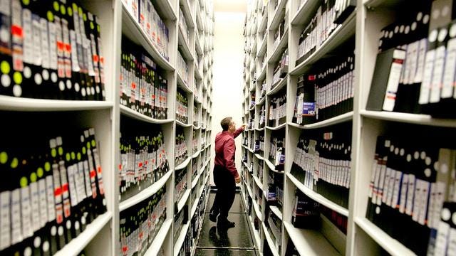 The vaults are located in a once active Limestone mine and also house the master recordings from Sony Music Entertainment.