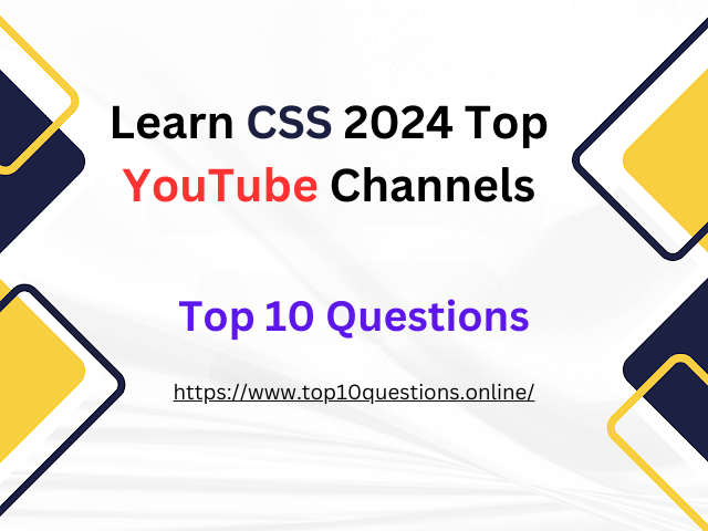Learn CSS 2024 Top YouTube Channels | by Noumanbhai | Medium