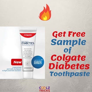 Free toothpaste samples