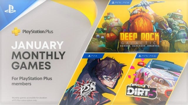 PlayStation Plus ( PS4 and PS5 ) January 2022 Games, by Zartab Warraich