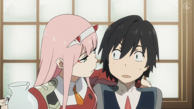 Anime Characters React to Zero Two, Darling In The Franxx