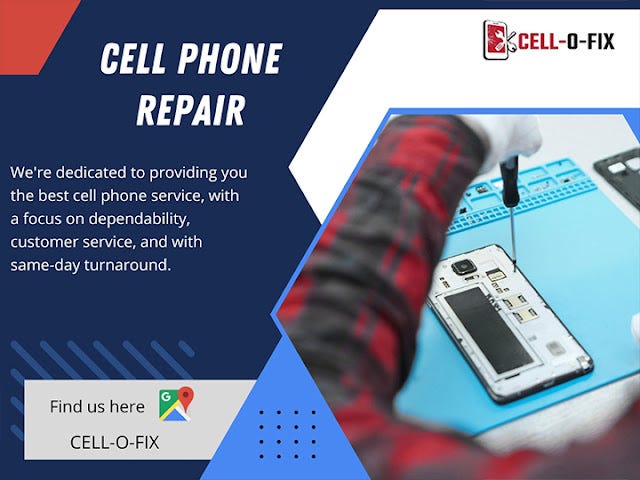 Mobile Cellphone Repair Shop. Don't Waste Time With DIY Fixes — Trust… | by  Cell-O-Fix | Medium