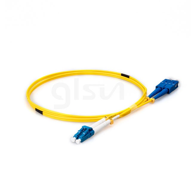 4m Fiber Optic Patch Cable LC UPC to SC UPC Duplex OS2 | GlsunMall