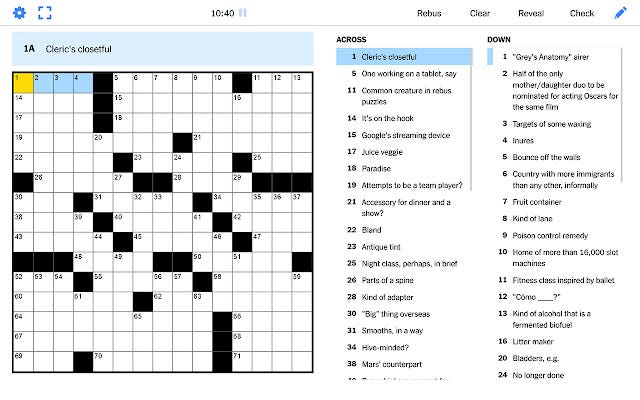 How To Solve The New York Times Crossword Puzzle | Beginner's Guide | by  Olivia Jones | Medium