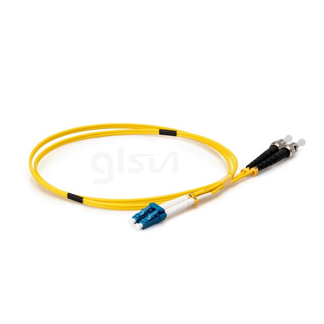 1m Fiber Optic Patch Cable LC UPC to ST UPC Duplex OS2 | GlsunMall