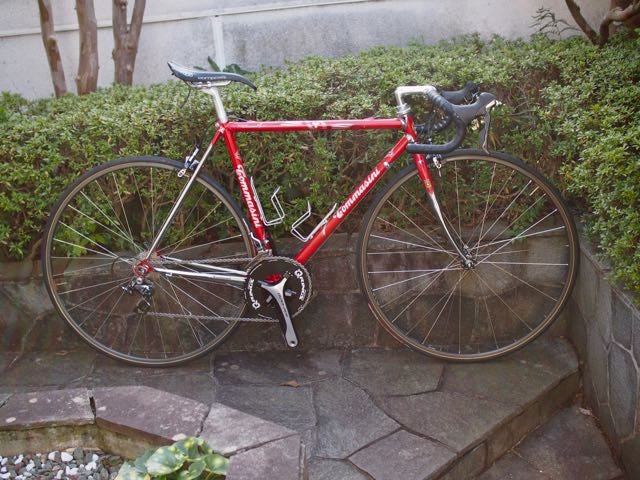 ロードバイク Tommasini Tecno 1995. フレームを入れ替えました