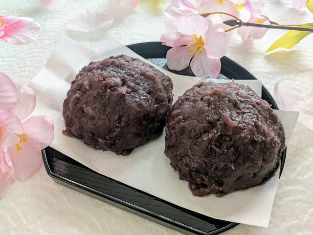 Traditional Japanese sweet bean paste desserts
