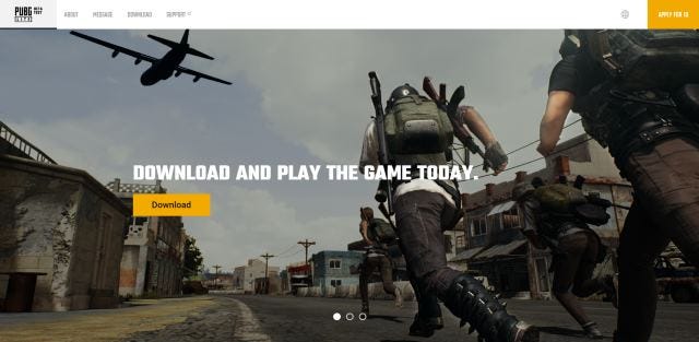 PUBG Game Download For PC Windows 7/ 8/10