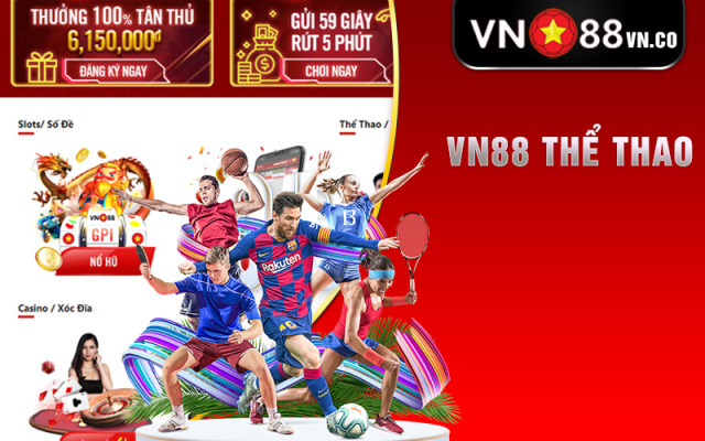 🔥Thể thao VN88 là chủ đề cá cược trực tuyến được quan tâm nhất hiện nay trên thị trường.