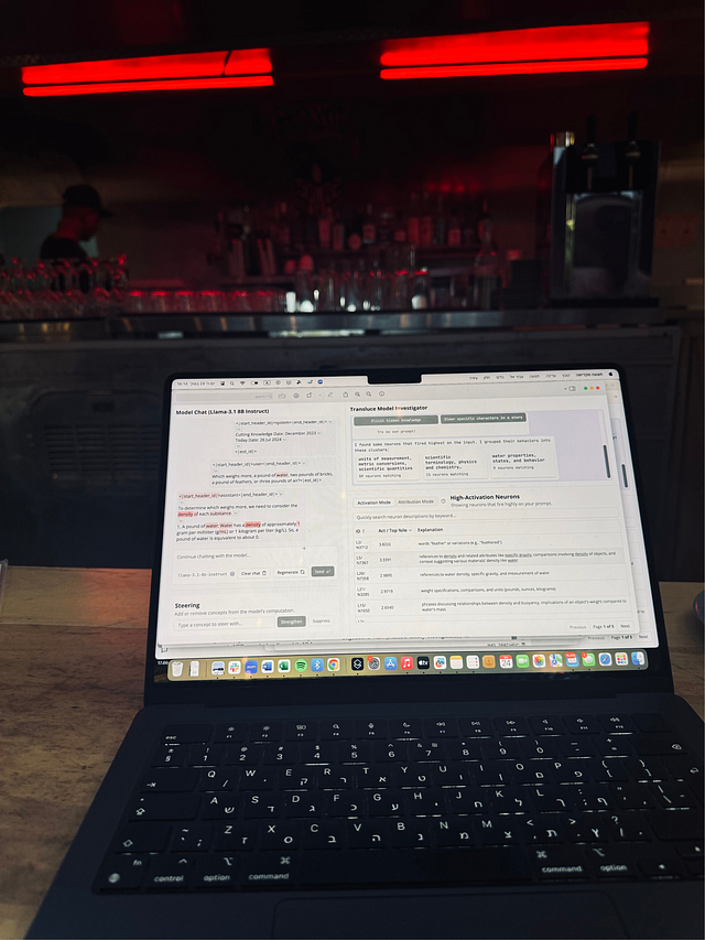Author playing with new tool