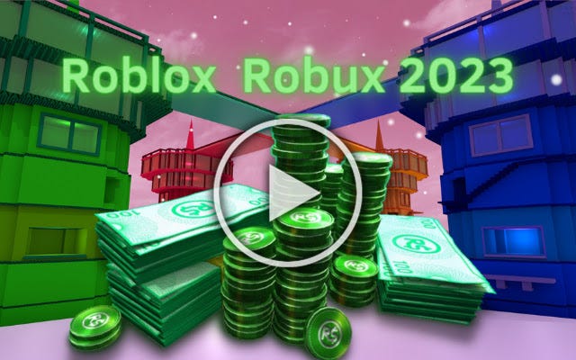 I'm giving away Robux through my website. in 2023