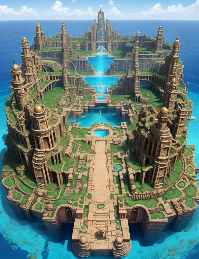 The Lost City of Atlantis: Myth or Reality? | by Red History 