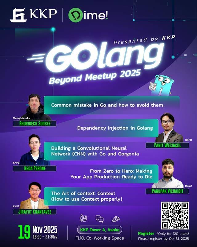 Golang Beyond meet up 2025 Presented by KKP 🚀