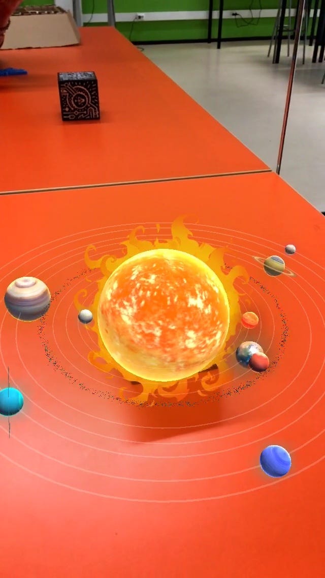 Augmented Reality met de Mergecube