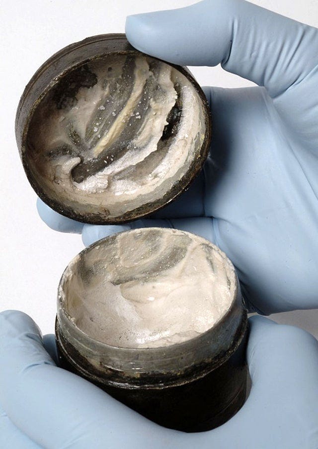 2000 year-old Roman face cream/lotion.