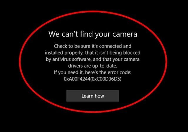 Windows Camera App Error Code 0xa00f4244 - Inovativehubb - Medium