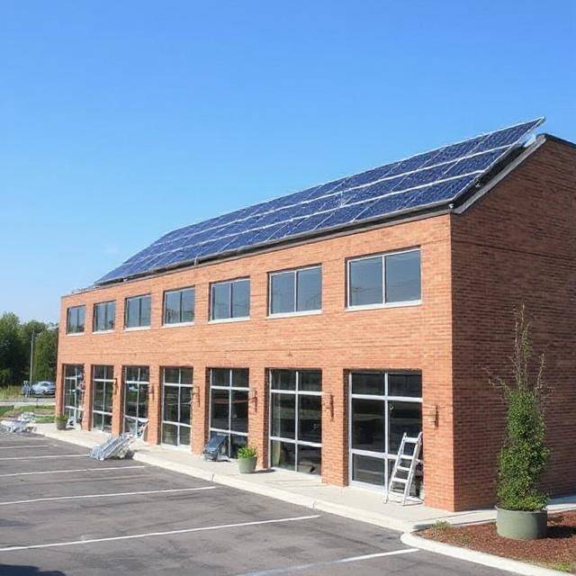Solar panel installation
