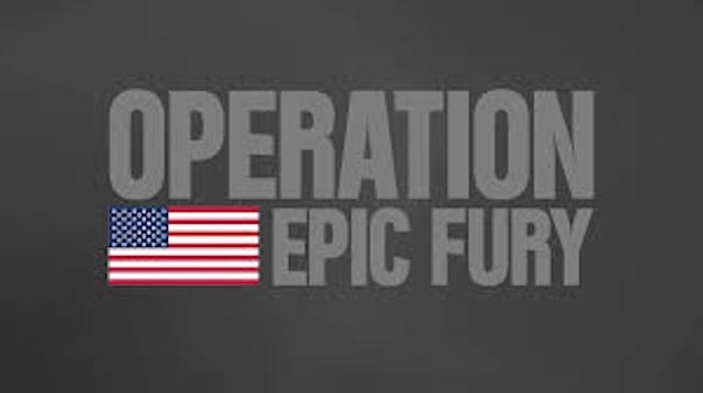 Trump just called it that to confuse you. It’s really Operation Epstein Fury. Af.MIL