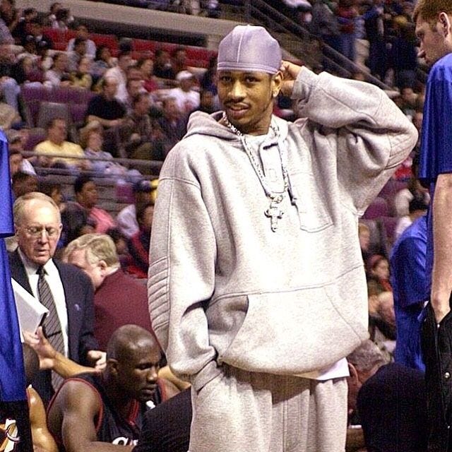 Allen Iverson's Outfits, Style, Fashion and Clothes