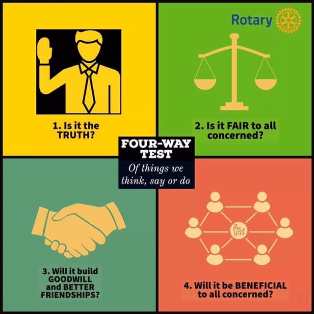Living in Integrity …The 4Way Test in Rotary by Kathy Denise Hicks