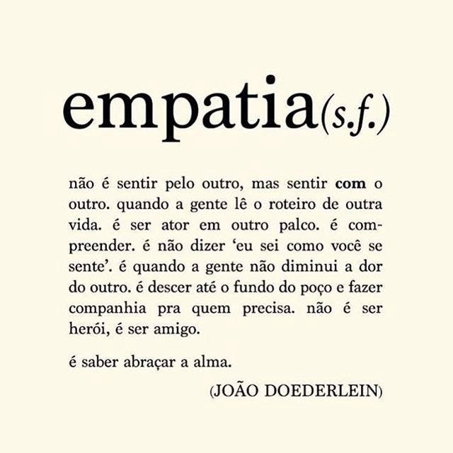 O Meditante - O termo empata vem da empatia, que é a capacidade de entender  as experiências e os sentimentos dos outros fora da sua própria  perspectiva. 9 Sinais de que você