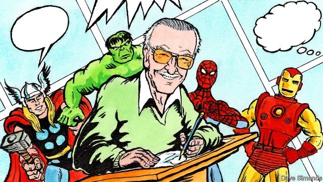 Stan Lee, the creator-writer of Marvel Comics' heroes and villains | by The  Economist | The Economist