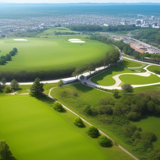 How much space do you need to build a golf course? Golfing Gimmicks