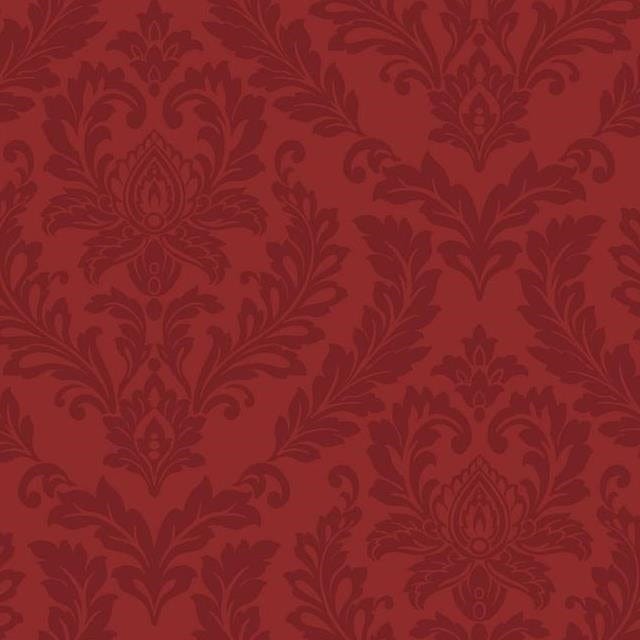 Elegant Red Wallpaper — LW5895 Damask Design | Mahone’s