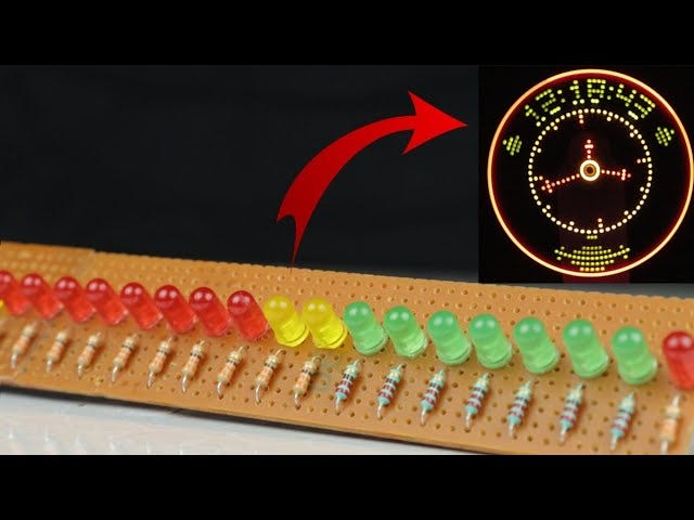 ARDUINO POV VISION CLOCK