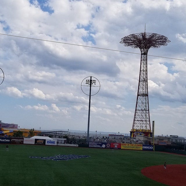 A family trip to Coney Island. Coney Island is an endless summer draw