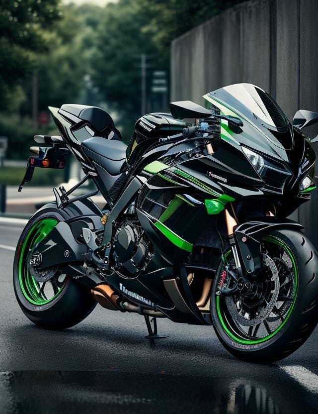 The **Kawasaki Ninja H2R** is the pinnacle of hardware achievement