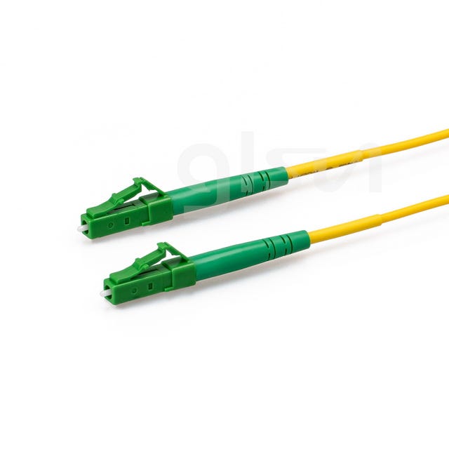 2m Fiber Optic Patch Cable LC APC to LC APC Simplex OS2