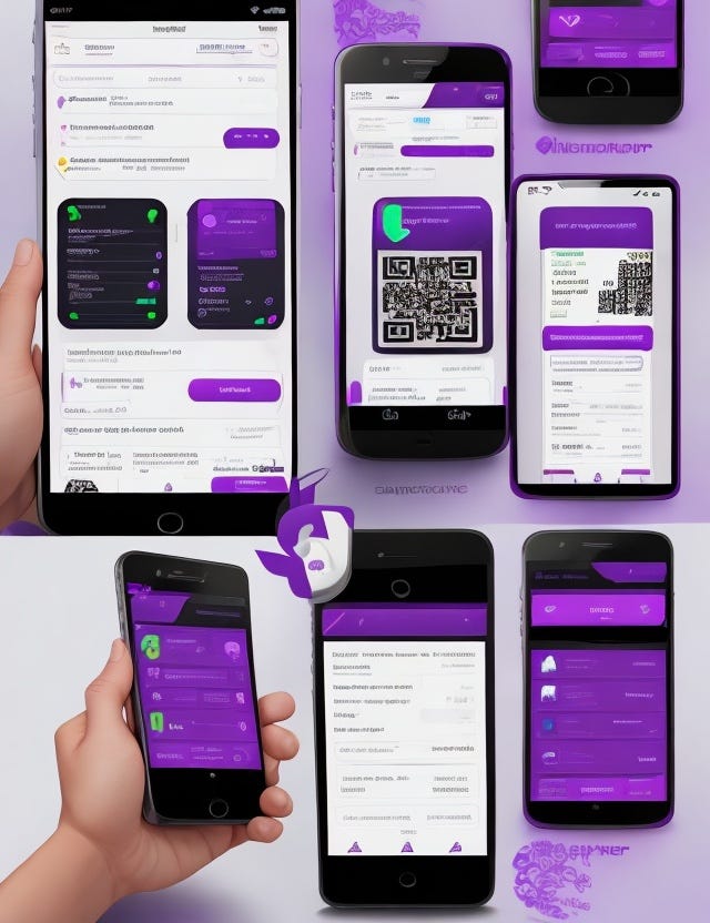 “Painting the Digital Canvas: Exploring the Synergy of Dark and Purple UI Designs”  by Hasitha 