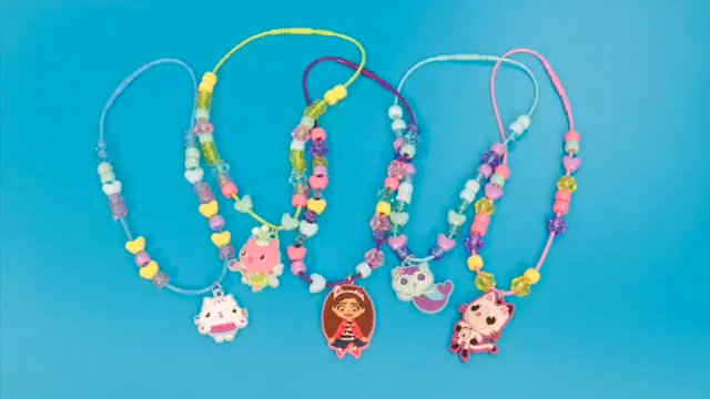 Gabby's Dollhouse Kids Beaded Necklace & Bracelet Set - Multi