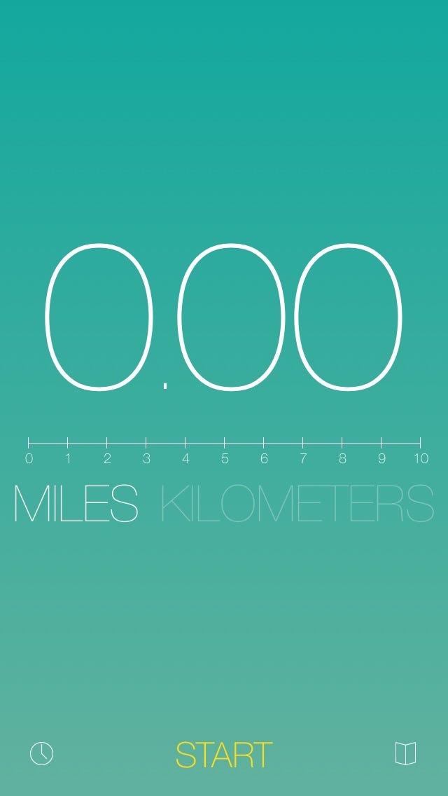 Everyday UI Odometer+ iPhone App by Peter Griesmer Medium