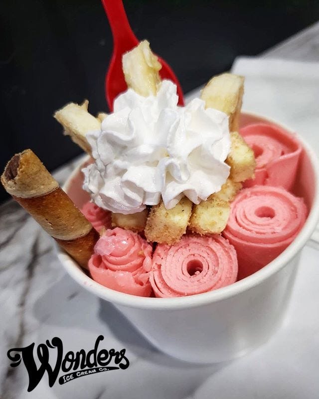 Where to Get Rolled Ice Cream in Dallas by Wonders Ice Cream Medium