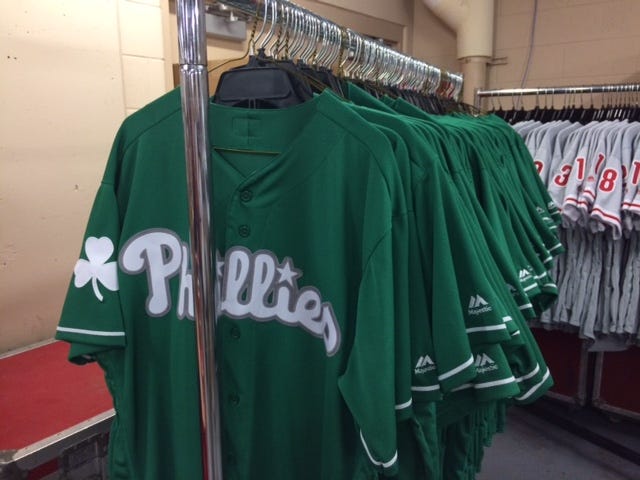 Tug McGraw Philadelphia Phillies Men's Green St. Patrick's Day