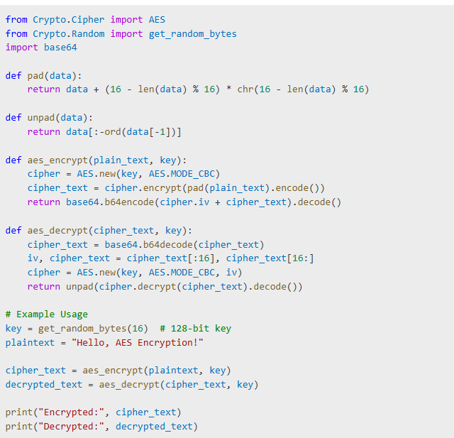 Implementing the AES Algorithm. The Advanced Encryption Standard (AES ...