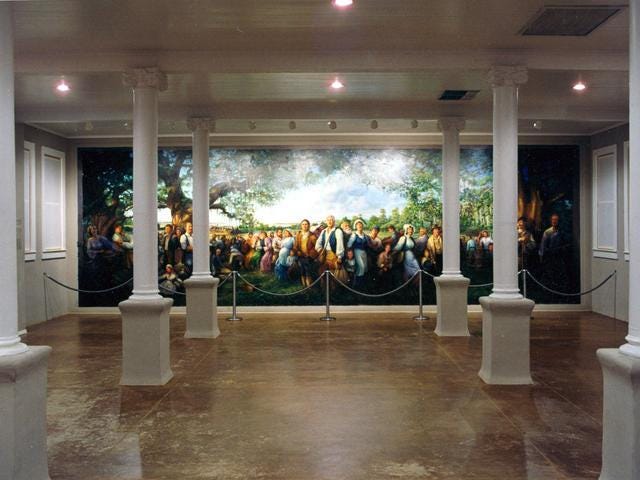 The Acadian Memorial Mural https://acadianmemorial.org/
