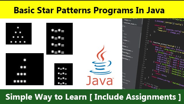Basic Star Pattern Programs in JAVA - Rahul Nale - Medium