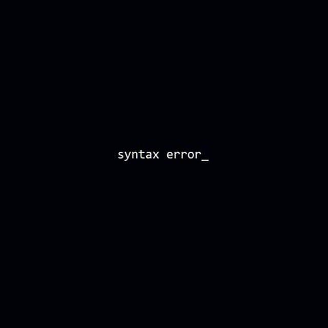 Syntax Error Wallpaper