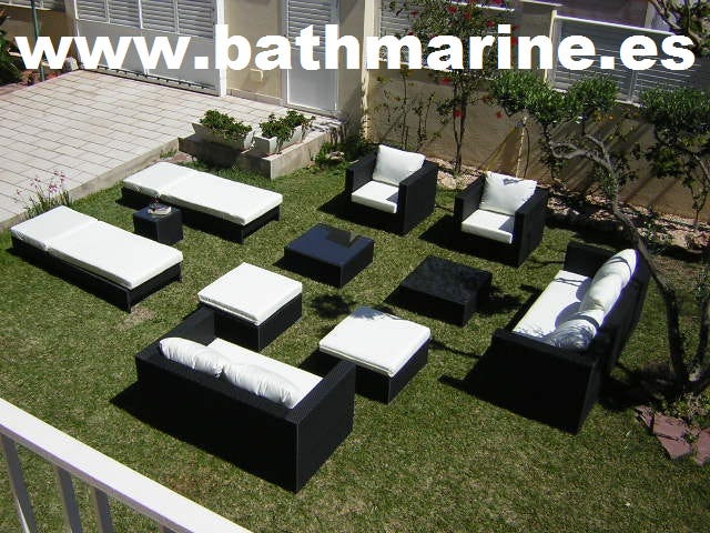 Muebles de Jardin teka y rattan sintetico mesas sillas conjuntos sofas  tumbonas hamacas baratos, by charleneminer