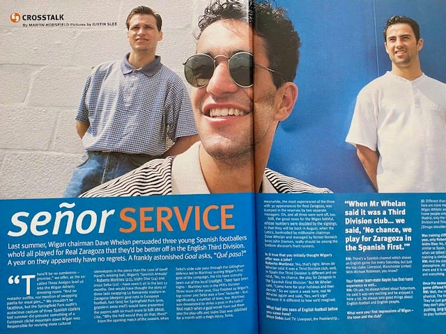 Roberto Martínez interview, August, 1996