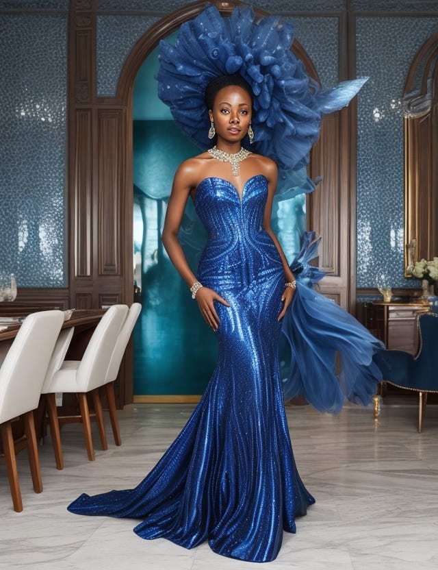 Stunning hotsell blue dress