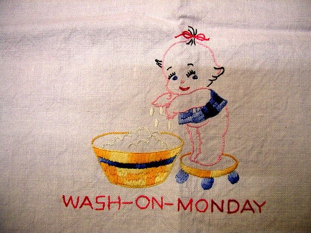 Monday Is Wash Day. Productivity, days of the week, and our…, by Marie F.  Jones, Curious