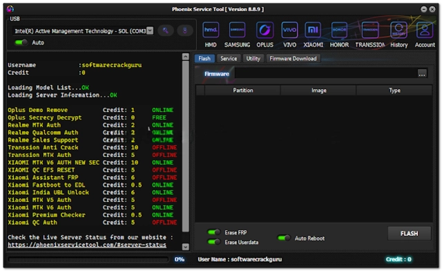Phoenix Service Tool V8.8.9 Latest Update Free