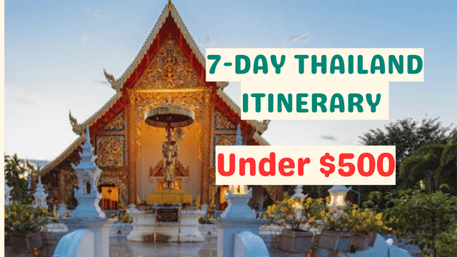 7-Day Thailand Itinerary Under $500 (Yes, Really) – My Full Budget Breakdown