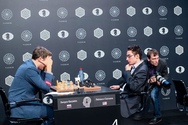 Prodigy Desk - Did you know? Grandmaster Fabiano Caruana uses a height  adjustable desk as he prepares for his Chess Championships.